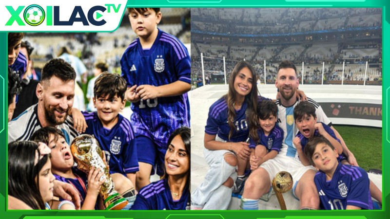 Thiago Messi là con trai của ngôi sao bóng đá Lionel Messi